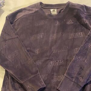 Adidas Men's Crewneck in Deep Purple